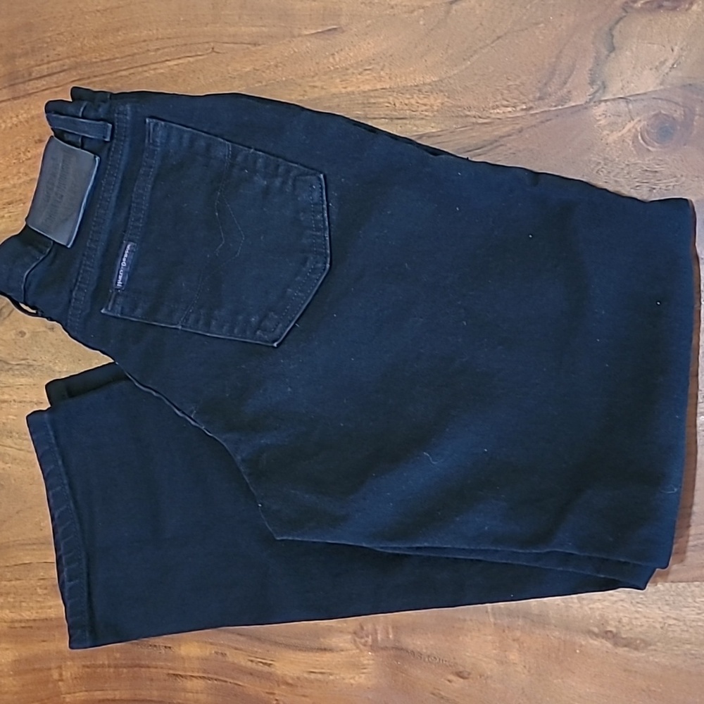 Harley-Davidson black jeans 6 straight leg like new